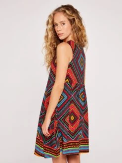 Apricot Sommerkleid Geo Prnt V-Neck Bakery Dress (1-tlg) Mit Druck -Tefal Shop 0116e8e5 edcf 439f 9296 61ade66110cc