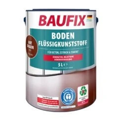 BAUFIX Boden-Flüssigkunststoff Rotbraun, 5 Liter