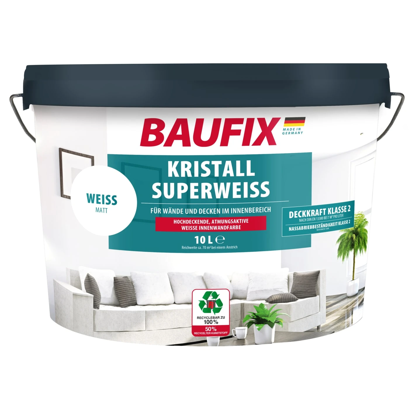 BAUFIX Kristall-Superweiß 10 L 3 BAUFIX Kristall-Superweiß 10 L