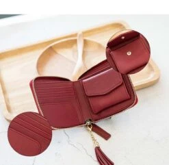 Leway Brieftasche Schwarzes Portemonnaie Damen Klein Leder, Damen Portemonnaie Klein, Portemonnaie Klein, Leder Damen Portemonnaie, Sehr Schöne Farbe Mit Mehreren Fächern -Tefal Shop 1be053e8 fa85 40de 9e86 4d81cfe1c3f5