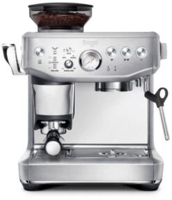 Sage The Barista Express Impress Siebträgermaschine Brushed Stainless Steel
