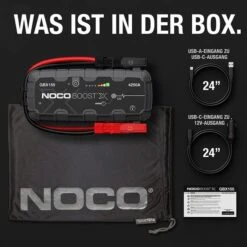 NOCO Starthilfegerät Boost X GBX155, 12V, 4250A, Auto, Diesel & Motorrad, Powerbank, 2100mAh -Tefal Shop 27d1fae06ac8dd0f390099827010be8653809efb starthilfegeraet noco boost x gbx155 12v