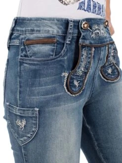MarJo Jeansbermudas Trachtenjeans K69 FRANZISKA Lang Blau -Tefal Shop 308421c8 a884 5b2a afdd 84b4036ff012