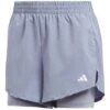 ADIDAS MIN 2in1 Trainingshorts Damen