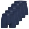 ESGE - Die Wäsche-Macher Retro Boxer 5er Pack - Feinripp Jeans (Spar-Set, 5-St) Pant Mit Eingriff - Baumwolle - Mit Eingriff - Ohne Seitennähte