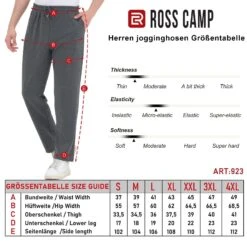 ROSS CAMP Jogginghose Sporthose Herren (1-tlg) Baumwolle, Freizeit, Sweatpants -Tefal Shop 543a0bc3 d89c 4a89 a552 3cdf7d0f2b43
