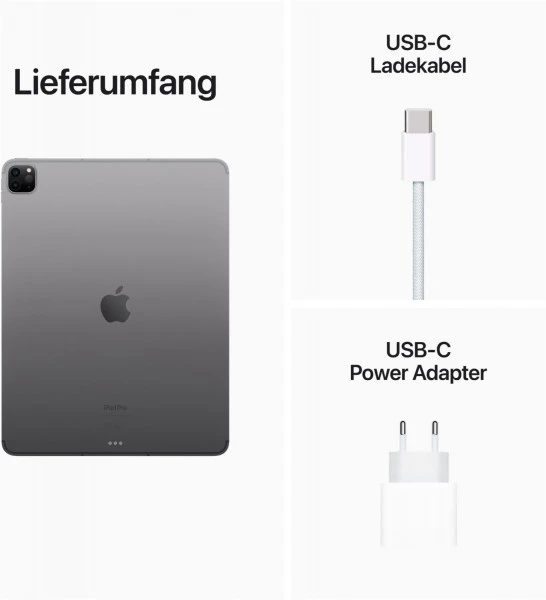 Apple IPad Pro 12,9" (1TB) WiFi + 5G 6. Generation (2022) Space Grau 3 Apple IPad Pro 12,9" (1TB) WiFi + 5G 6. Generation (2022) Space Grau – Bild 3