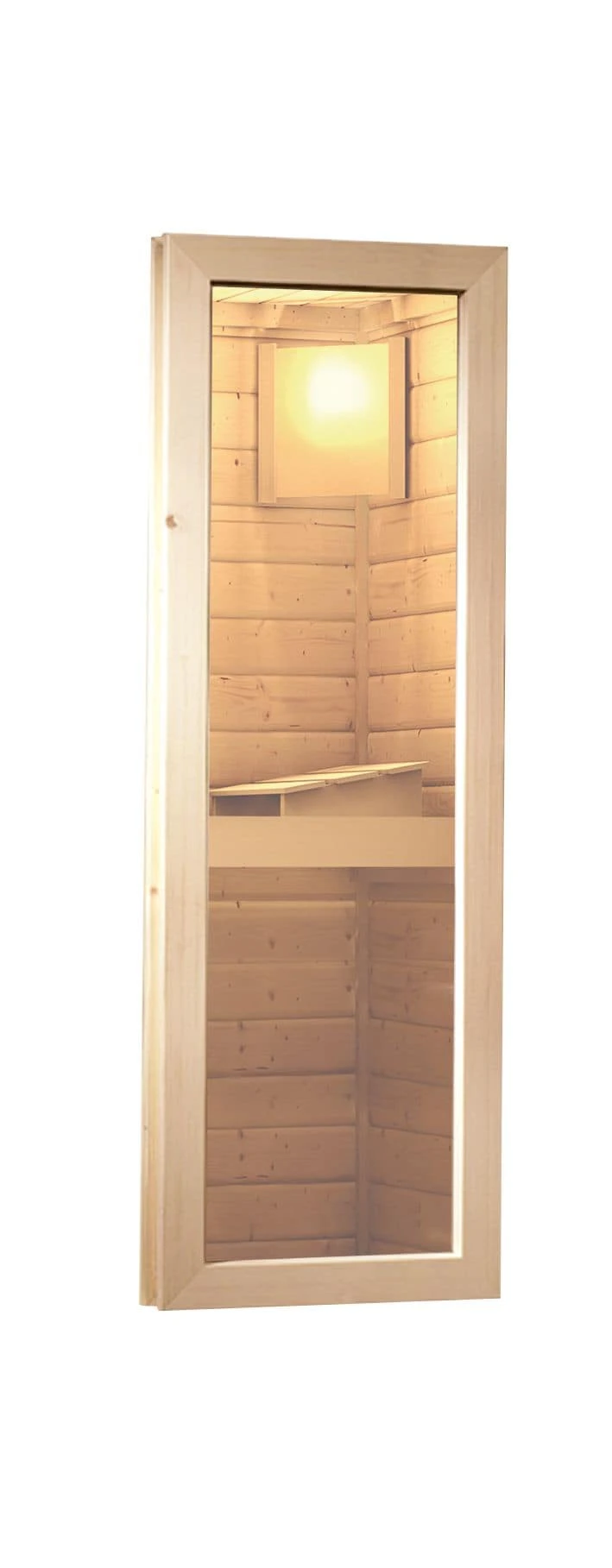 Karibu Saunahaus "Ondo 1" SET Naturbelassen Mit Ofen 9 KW Bio Ext. Strg, Kabel, Dachfolie, Fenster 7 Karibu Saunahaus "Ondo 1" SET Naturbelassen Mit Ofen 9 KW Bio Ext. Strg, Kabel, Dachfolie, Fenster – Bild 5