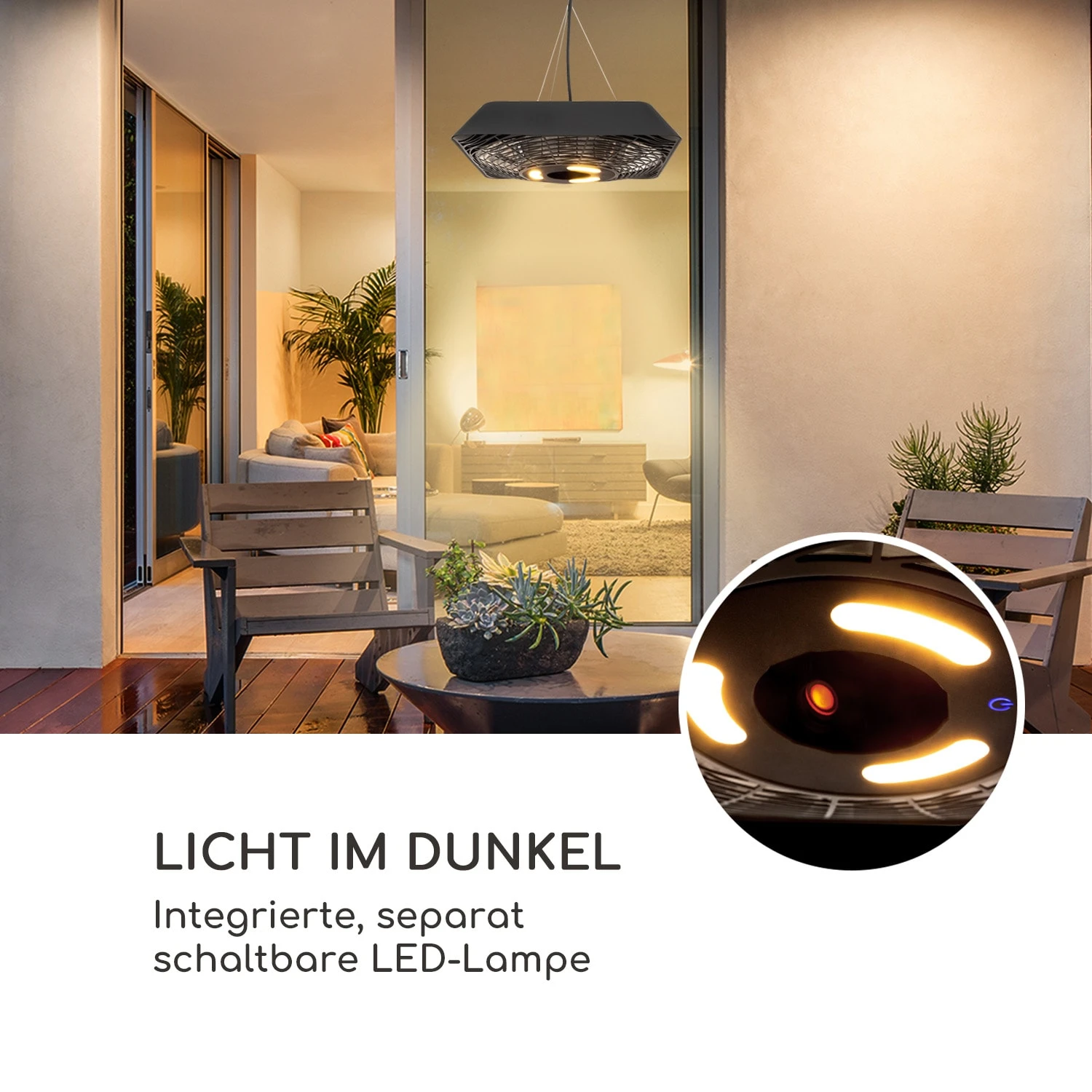 Heat Square Slim Infrarot-Heizstrahler 2000W IR ComfortHeat IP45 LED 3 Heat Square Slim Infrarot-Heizstrahler 2000W IR ComfortHeat IP45 LED – Bild 2