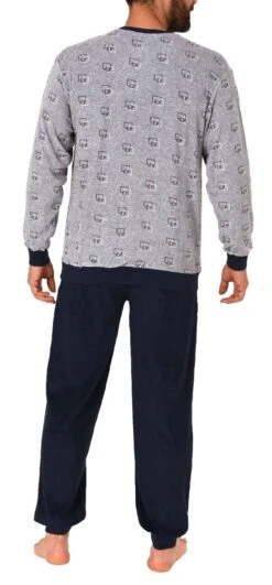 Normann Pyjama Herren Frottee Pyjama Lang Mit Bündchen - Auch In Übergrössen Bis Gr. 70 - 291 101 93 454 -Tefal Shop 89486658 55fe 57e7 8a01 59e4e8608381