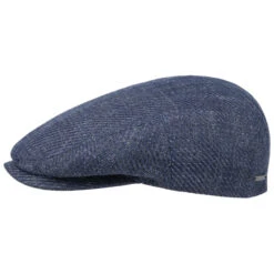Kent Lester Silk Flatcap By Stetson -Tefal Shop Kent Lester Silk Flatcap by Stetson blau.60716 rf2