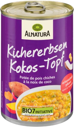 Bio Kichererbsen-Kokos-Eintopf