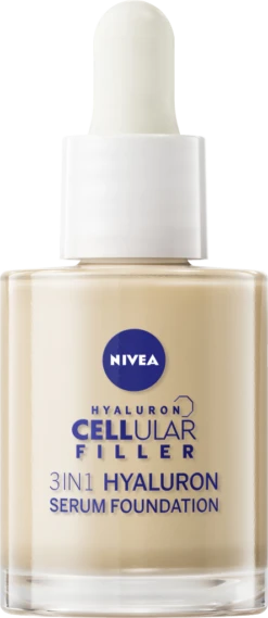 NIVEA Cellular Filler 3in1 Hyaluron Serum Foundation 02 Mittel -Tefal Shop MAM 8440781 SHOP IMAGE 1.4