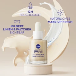 NIVEA Cellular Filler 3in1 Hyaluron Serum Foundation 02 Mittel -Tefal Shop MAM 8440796 SHOP IMAGE 1.4