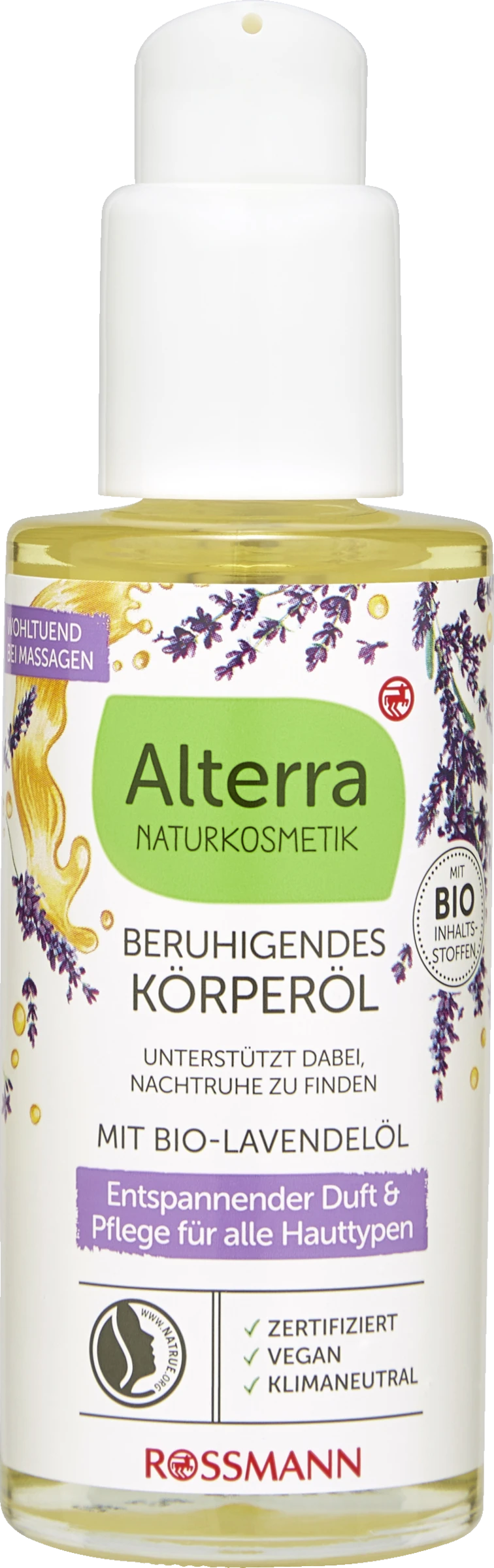 Beruhigendes Körperöl Mit Bio-Lavendelöl 4 Beruhigendes Körperöl Mit Bio-Lavendelöl – Bild 2