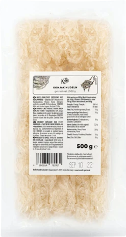 Getrocknete Konjaknudeln