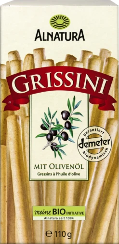 Bio Grissini Mit Olivenöl