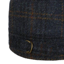 Shetland Wool Check Armycap By Mayser -Tefal Shop Shetland Wool Check Armycap by Mayser blau.63492 3rf2