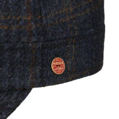 Shetland Wool Check Armycap By Mayser -Tefal Shop Shetland Wool Check Armycap by Mayser blau.63492 5rf2