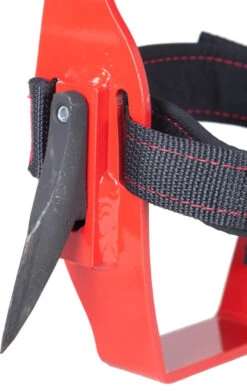 Treeup Starterset Profi Steigeisen Klettergurt Sicherungsseil Transportrucksack -Tefal Shop Steigeisen DR 100 3