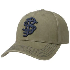 Stitched Logo Cap Mit UV-Schutz By Stetson -Tefal Shop Stitched Logo Cap mit UV Schutz by Stetson oliv.60670 rf14