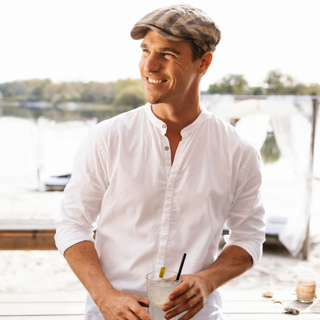 Talcott Stripes Flatcap By Stetson 3 Talcott Stripes Flatcap By Stetson