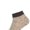 Lusana Trachtensocken Füßling L479U-911 Beige Braun