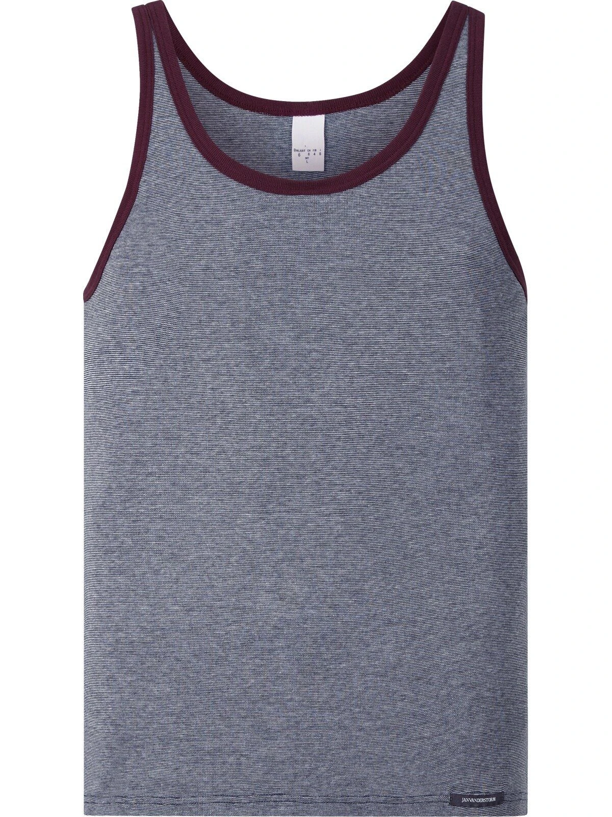 Jan Vanderstorm Unterhemd RUDIN (1, 1-St., 1er-Pack) Zwei Farben Mit Kontrastdetail 4 Jan Vanderstorm Unterhemd RUDIN (1, 1-St., 1er-Pack) Zwei Farben Mit Kontrastdetail – Bild 2