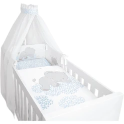 Bebella Vital Bettset 4-tlg. Lunafant Blau