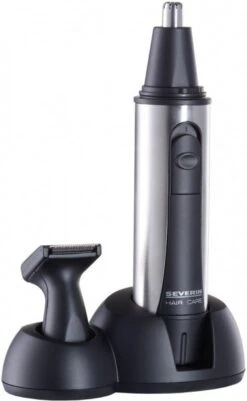 Severin HS 0781 Nasen-/Ohrhaarschneider Edelstahl/schwarz