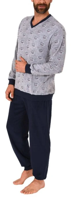 Normann Pyjama Herren Frottee Pyjama Lang Mit Bündchen - Auch In Übergrössen Bis Gr. 70 - 291 101 93 454 -Tefal Shop f1f3cb8b f360 58dc 89c2 a98567392a60
