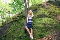 Highmoor Midikleid Leinen-Streifenkleid -Tefal Shop fc2c9524 3321 5559 bac6 f7f413002921