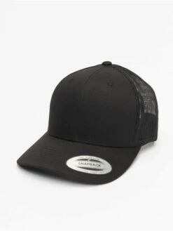 Flexfit Trucker Cap Retro In Schwarz