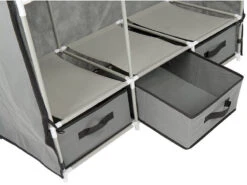 PEARL Stoffschrank:2-türiger Faltschrank Mit 6 Fächern Und 3 Schubfächern, 131-teilig -Tefal Shop nx8110 10