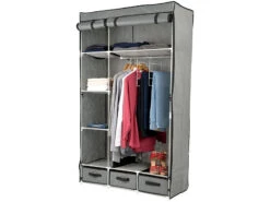 PEARL Stoffschrank:2-türiger Faltschrank Mit 6 Fächern Und 3 Schubfächern, 131-teilig -Tefal Shop nx8110 13