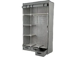 PEARL Stoffschrank:2-türiger Faltschrank Mit 6 Fächern Und 3 Schubfächern, 131-teilig -Tefal Shop nx8110 14