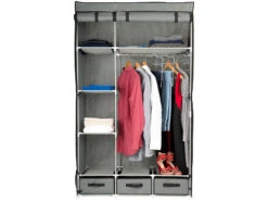 PEARL Stoffschrank:2-türiger Faltschrank Mit 6 Fächern Und 3 Schubfächern, 131-teilig -Tefal Shop nx8110 5