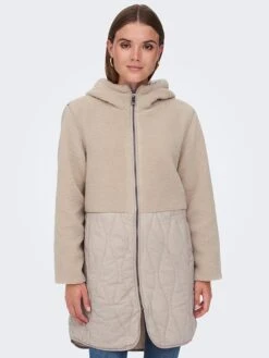 ONLY Teddymantel "Tinka" In Beige -Tefal Shop only teddymantel tinka in beige 5