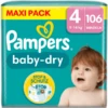 Pampers® Pampers Baby-Dry Windeln, Gr. 4, 9-14kg, Maxi Pack (1 X 106 Windeln) -Tefal Shop pampers baby dry windeln gr 4 9 14kg maxi pack 1 x 106 windeln a413053