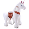 PonyCycle® Weißes Einhorn Mit Bremse - Groß -Tefal Shop ponycycle weisses einhorn mit bremse gross a313696