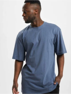 URBAN CLASSICS Herren T-Shirt Tall In Blau