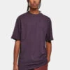 URBAN CLASSICS Herren T-Shirt Tall In Violet -Tefal Shop urban classics t shirt violet 910845